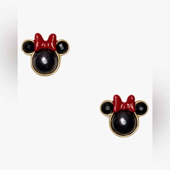 Kate Spade New York Disney Minnie Mouse Stud Earrings, NWT. - Picture 3 of 4